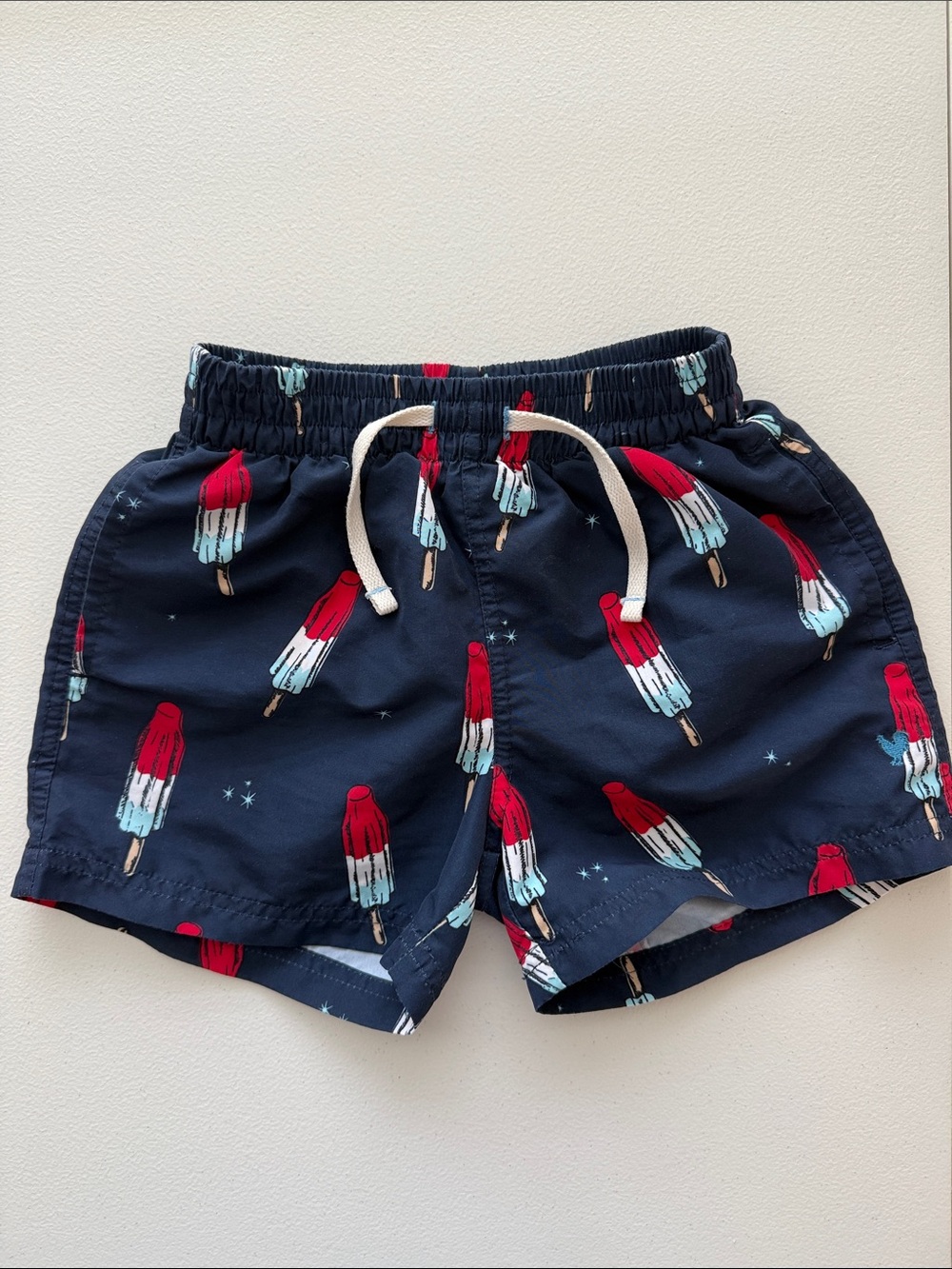 Blue Rooster by Pink Chicken Rocket Pops Trunks